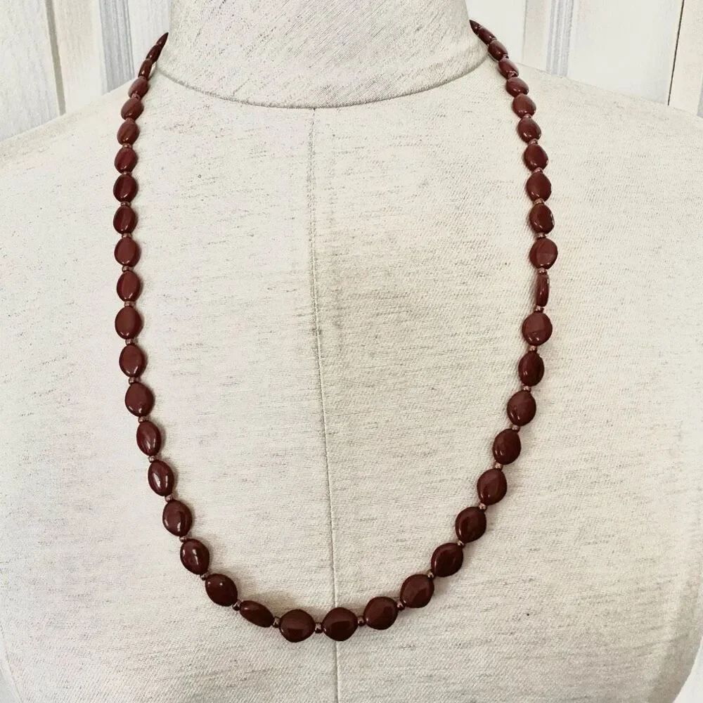 Red jasper necklace